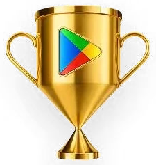 Google Play Best of the Year 2024 trophy