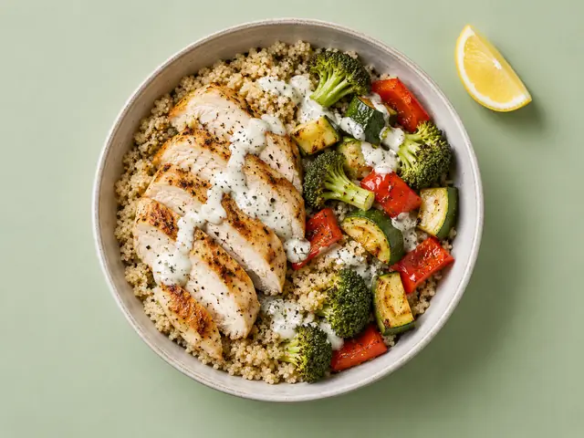 High-Protein Chicken Quinoa Bowl