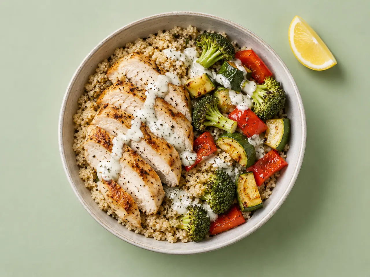 High-Protein Chicken Quinoa Bowl