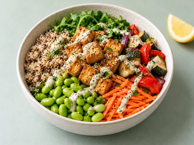 High-Protein Tofu Grain Bowl