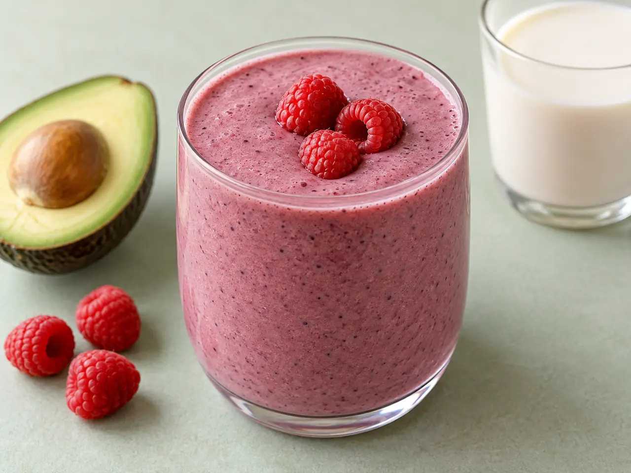Keto Berry Avocado Smoothie