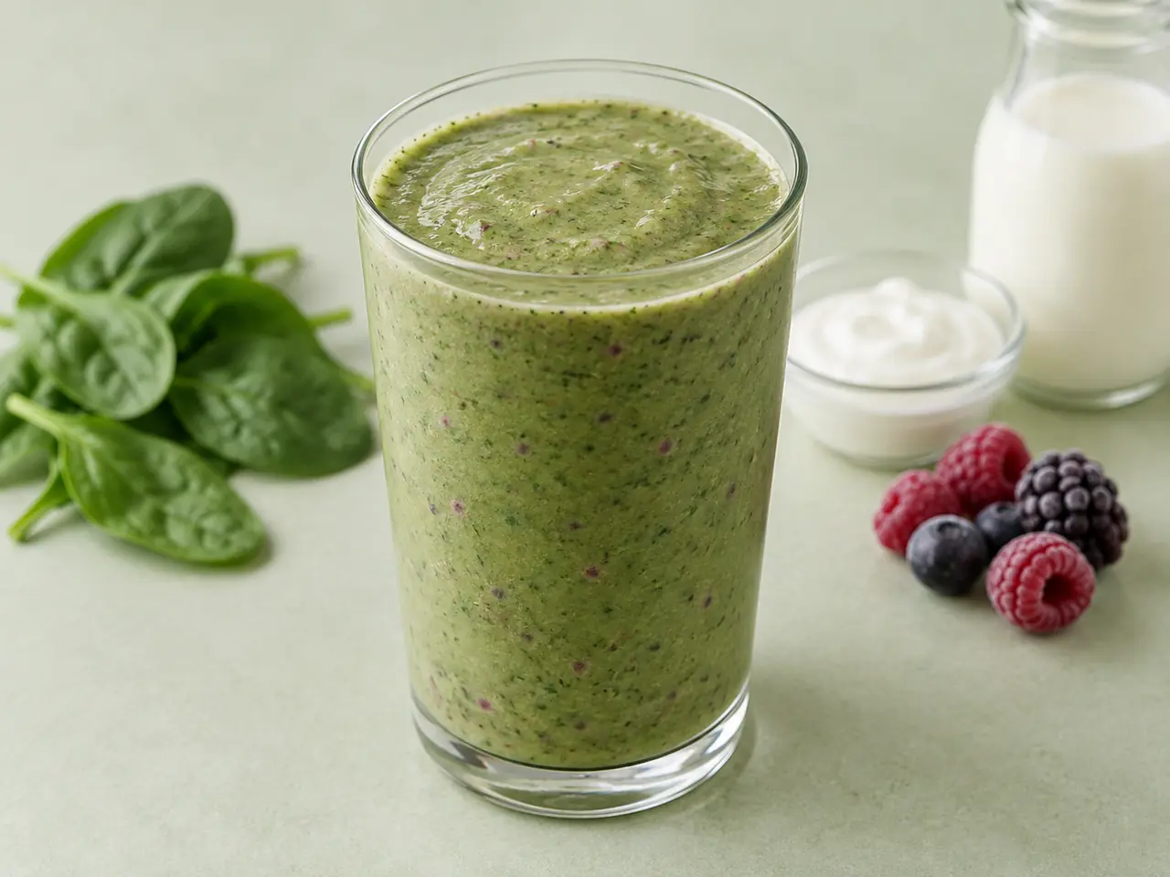 Low-Calorie Green Protein Smoothie