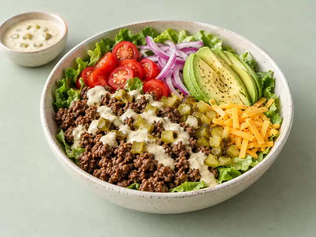 Low-Carb Burger Bowl