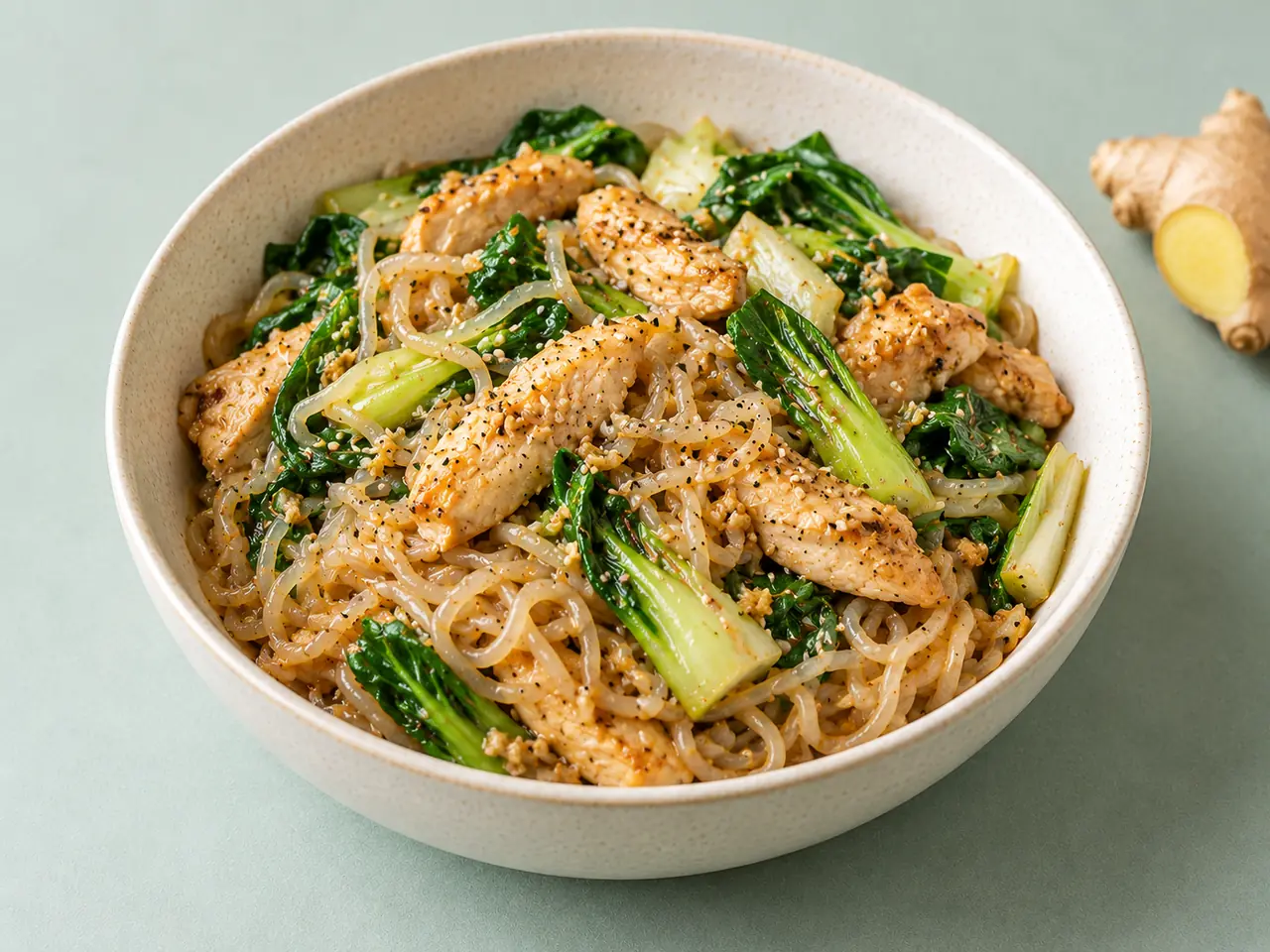 Low-Carb Shirataki Noodle Bowl