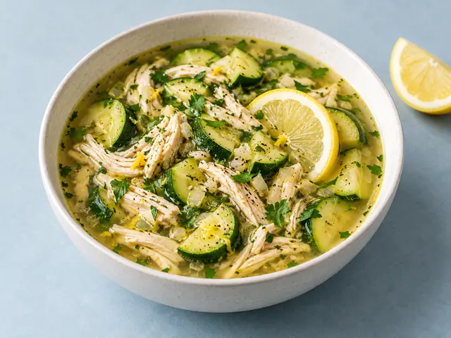 Low-Carb Chicken Zucchini Soup