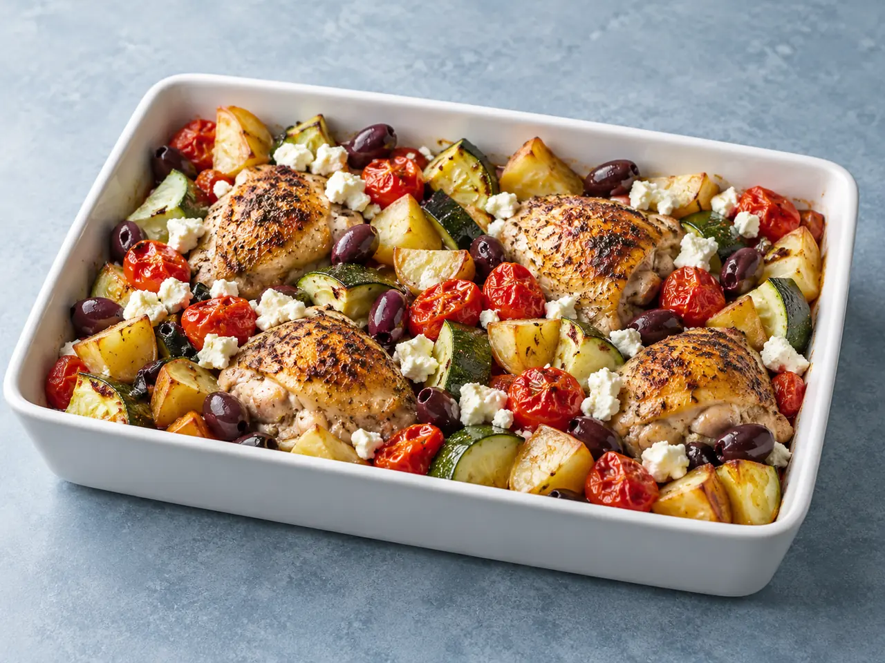 Mediterranean Chicken Traybake