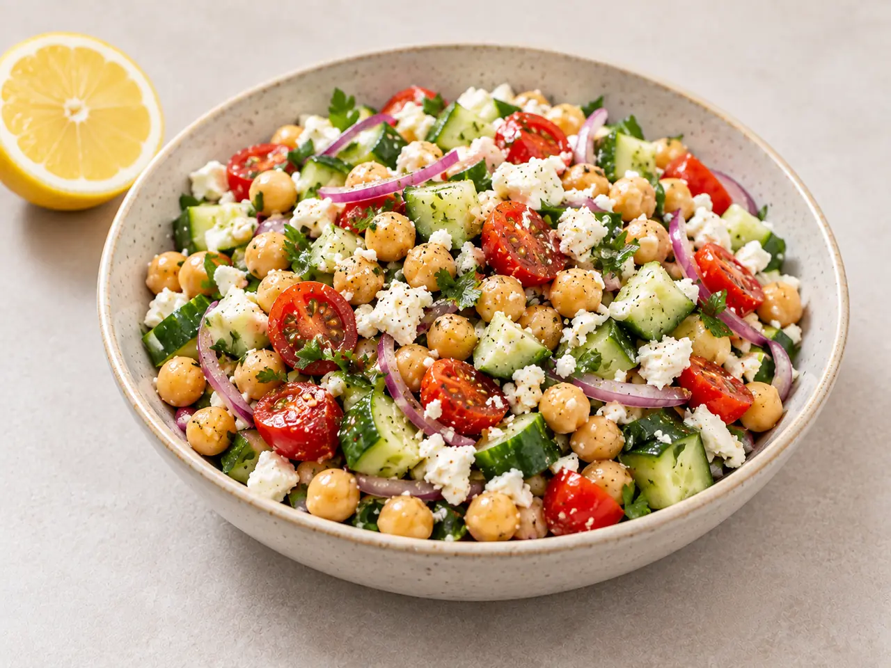 Mediterranean Chickpea Salad