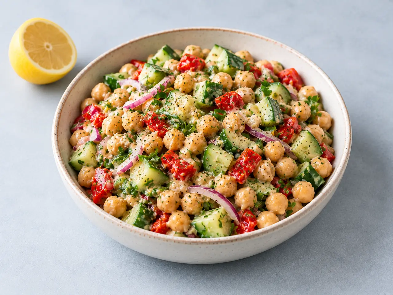 Vegetarian Chickpea Salad